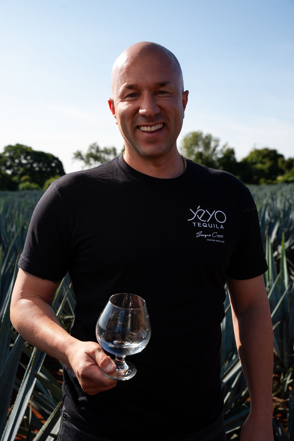 Yéyo Founder Jon Bullinger in an agave field