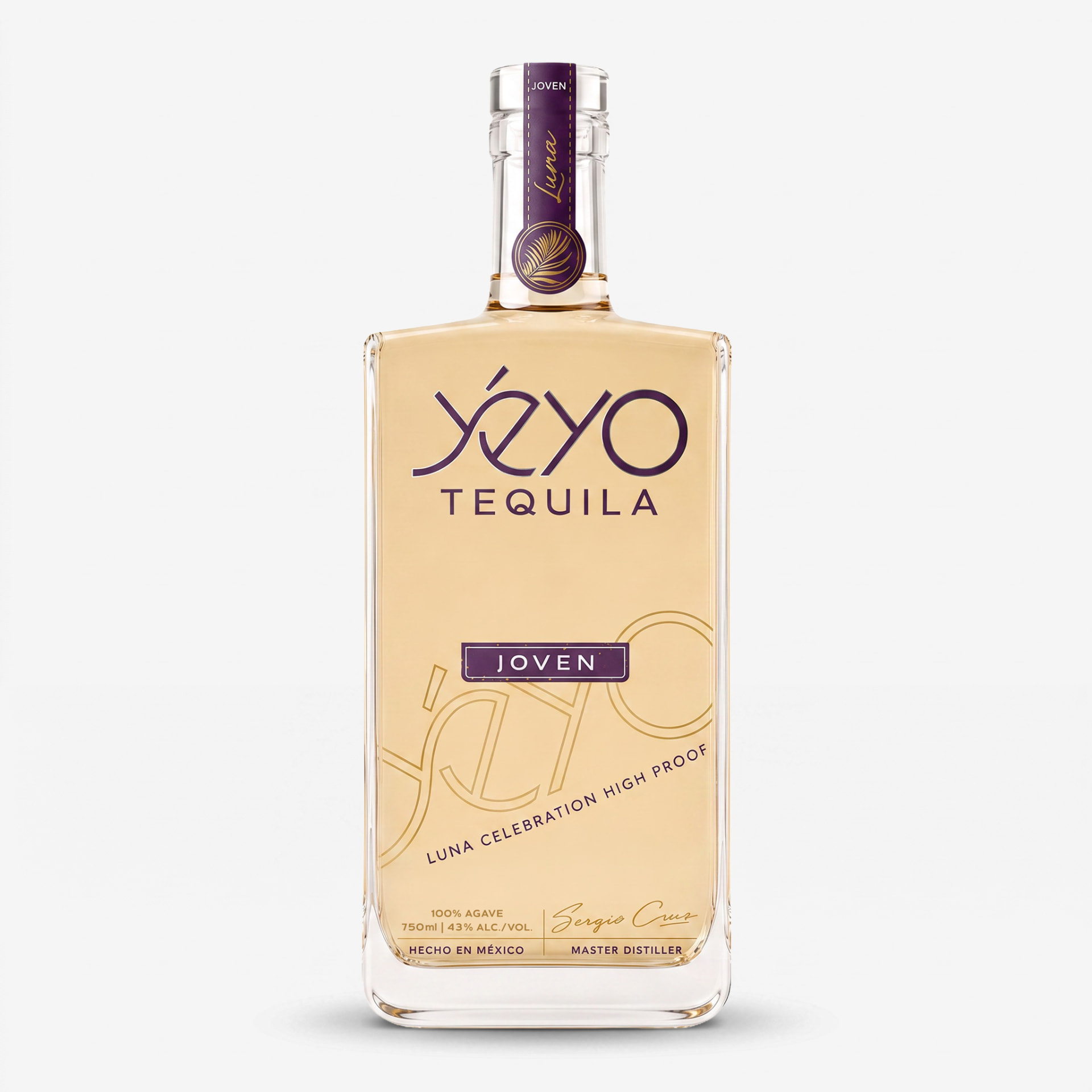 Yéyo Tequila Joven Luna Vol. II 43% ABV 86 Proof bottle