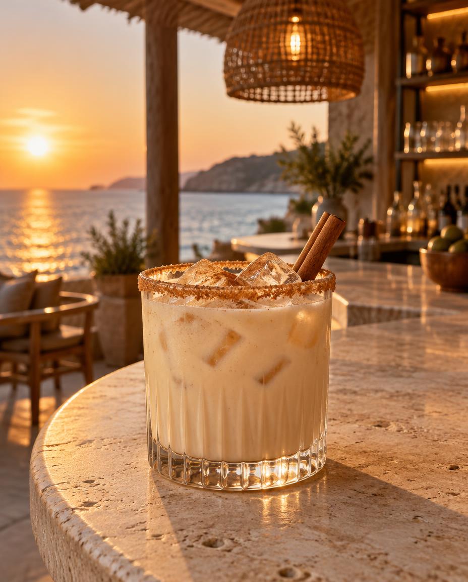 Pumpkin Spice Horchata cocktail